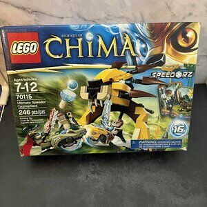 NEW LEGO CHIMA #70115 246 PIECES - ULTIMATE SPEEDOR TOURNAMENT - SEALED